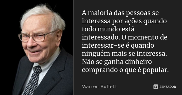 Warren Buffet frases